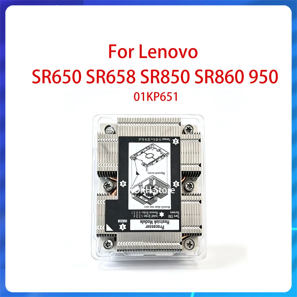 新しいオリジナル-01kp651-cpu-クーラー-lenovo-sr650-sr658-sr850-sr860-サーバーヒートシンクプロセッサヒートシンク-1kp651-cpu-バックル付き