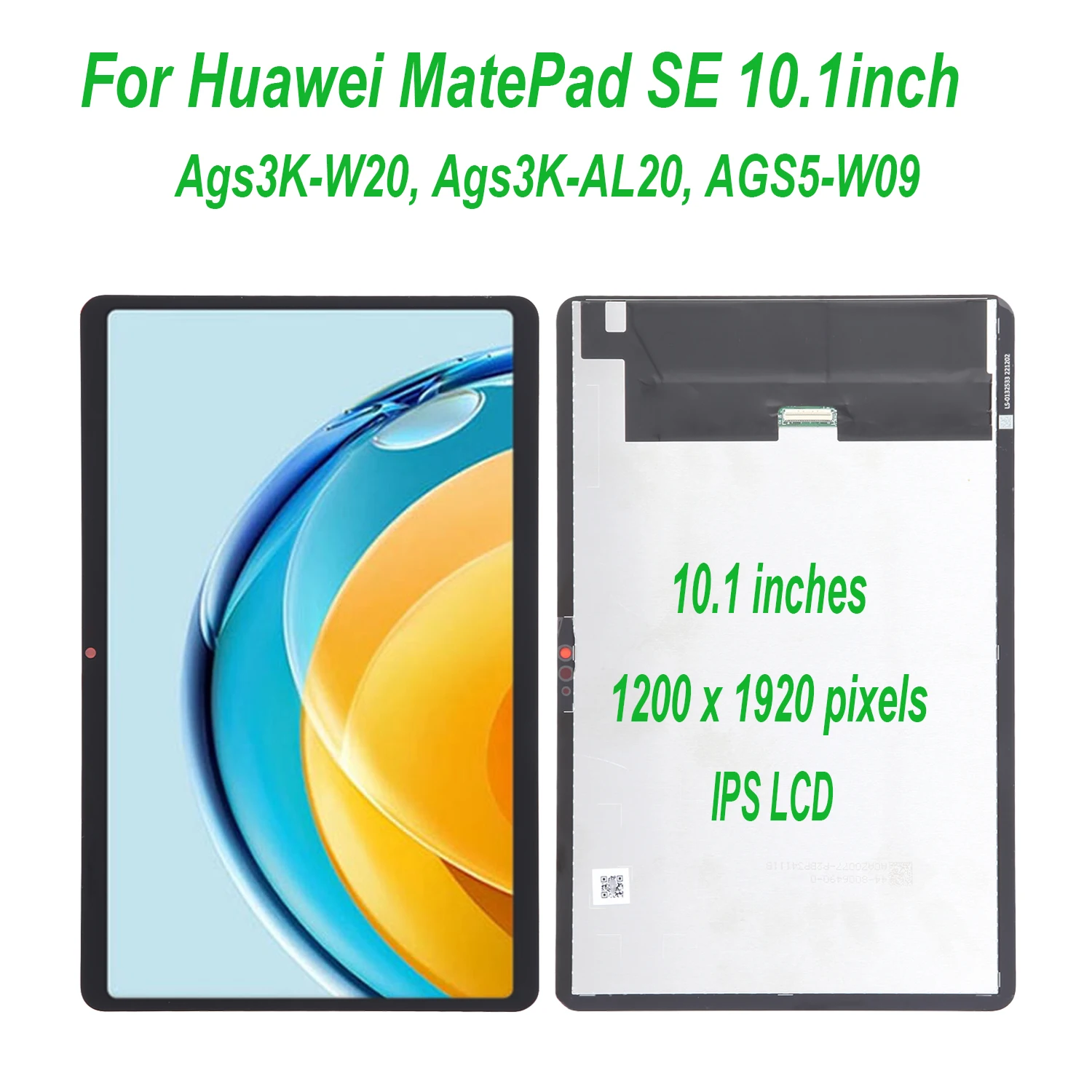 

LCD Display Touch Screen Digitizer For Huawei MatePad SE Ags3K-W20 Ags3K-AL20 AGS5-W09