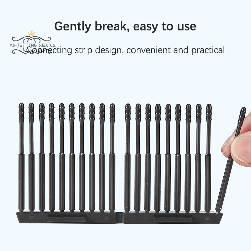 

20pcs/Bag Portable Disposable Sticky Ear Swabs Pick Spiral Tips Wax Removal Remover Tool Kit Cleaner Stick Tool