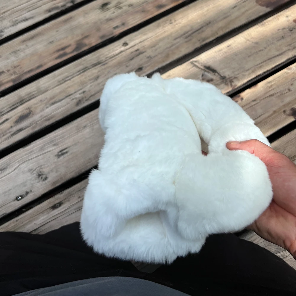 2023 New Style Adult Sex Real Fur Toys For Man Realistic Masturbation Cup Luxury Genuine Rex Rabbit Fur Masturbations