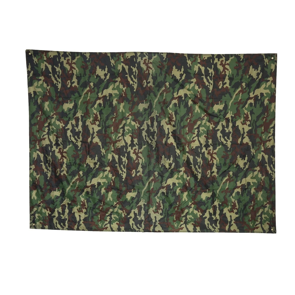 Camouflage Shelter Tourist Awning Canopy Tarp Tent Shade Ultralight Garden Canopy Sunshade Outdoor Camping Hammock Waterproof