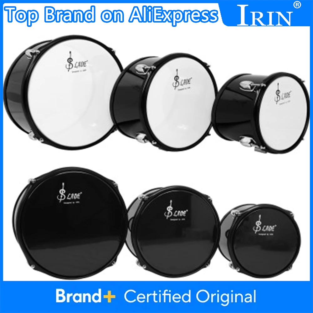 

SLADE Marching Drum Set Triptych Drums Band Polyphonic Drum Back-rack Triple Drum Black/White Pro Percussion Instruments