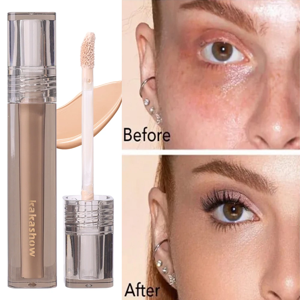 Hoge Dekking Concealer Pen Blijvende Cover Acne Donkere Ogen Kringen Waterdichte Foundation Markeerstift Bevochtigen Gezicht Make-Up Basis