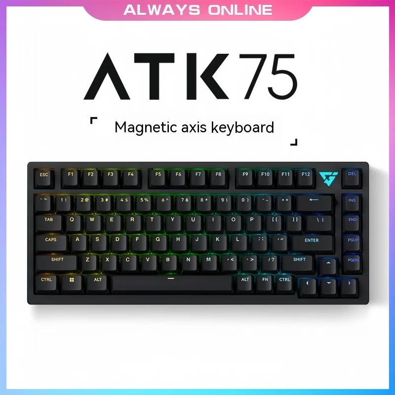 Vxe Atk Atk75 Mechanical Keyboard 68 Keys Magnetic Switch Keyboard E-sports Gamer Rgb Backlit Gasket V Hub Gaming Pc Accessories