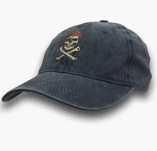 

2026 Cool Pirate Skull Print Pattern Baseball Cap Unisex Hats For Men Women Bone Cowboy Bebop Designer Cap Men Snapback Cap