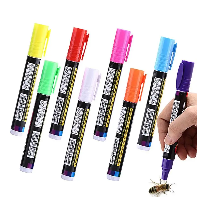 

Water Based Marker Pens Safe Waterproof Beekeeping Equipment Smooth Writing Vivid Color Precision Nib Design Beekeeping Tools