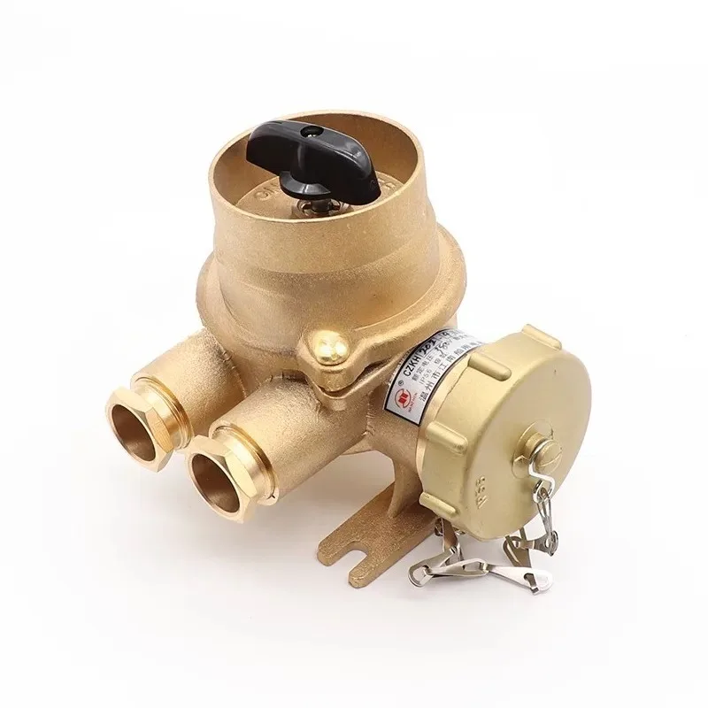 792887 Marine copper with switch socket CZKH202-3 watertight waterproof metal 16A plug CTH101