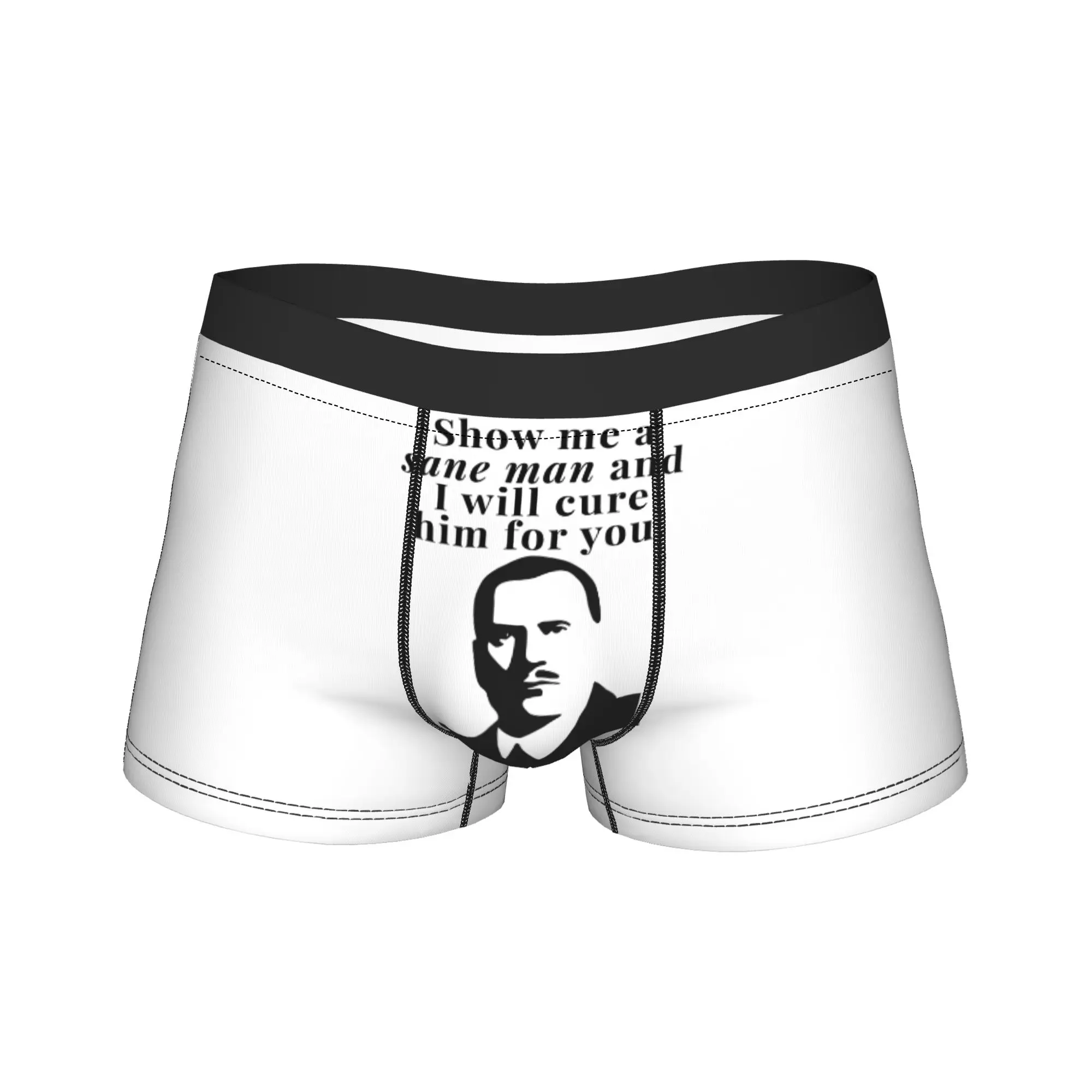 Carl Jung Quote  Boxer Shorts  3D Pouch Underwear Hot Sale Pattern Boxer Brief Breathable Male Underpants Plus Size