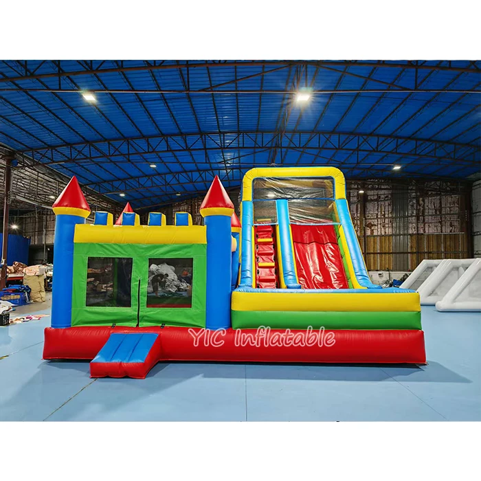 

Wholesale Toddler Bouncy Moonwalk Castle Adult Big Kids Party Inflatable Commercial Bounce House With Water Slide Combo