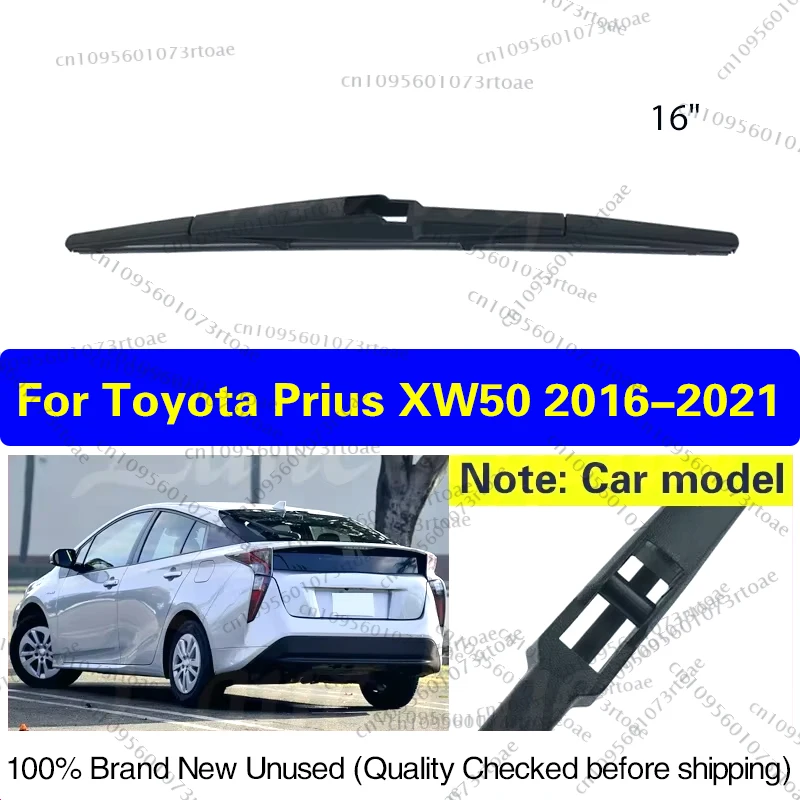 

Car Wiper For Toyota Prius XW50 2016 - 2021 16" Rear Wiper Blade Windshield Windscreen Tailgate Window Car Rain Brush