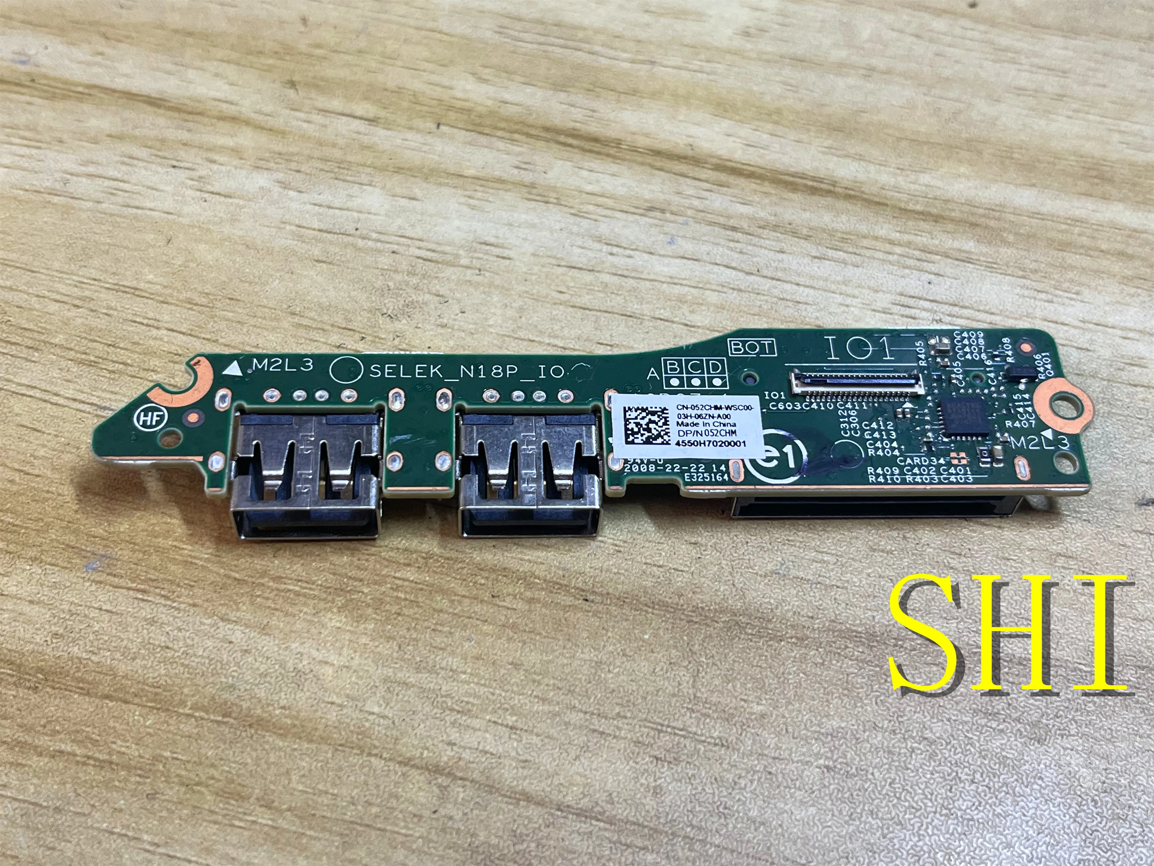 052CHM Original FOR Dell G3 15 3590 USB Card Reader Board 52chm 52HM SELEK_N18P_IO BD TESED OK Free shipping