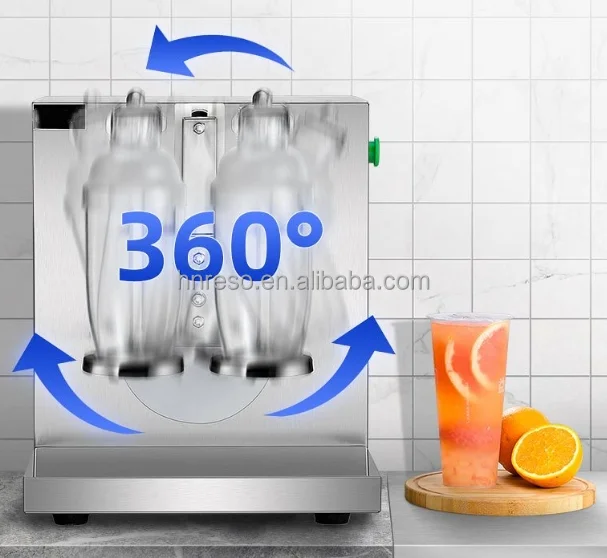 

Простой в использовании блендер-шейкер для молока с двойной рамкой, для приготовления бабл-чая.