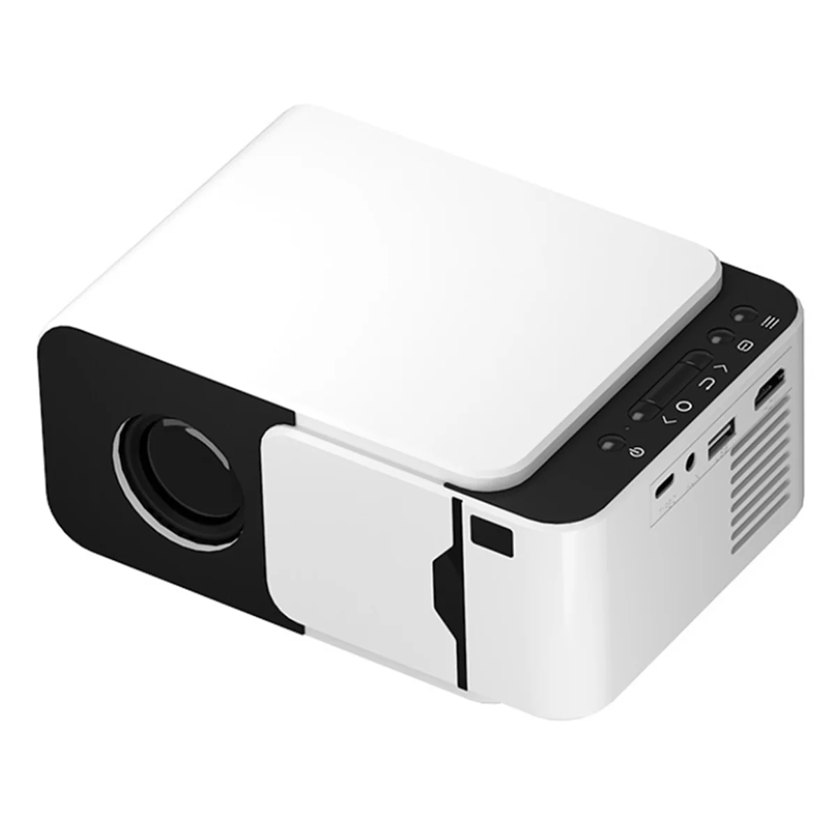NEW!! MiniT5 Home HD Projector Mini Portable Mini Smart Phone Home Theater Projection US Plug