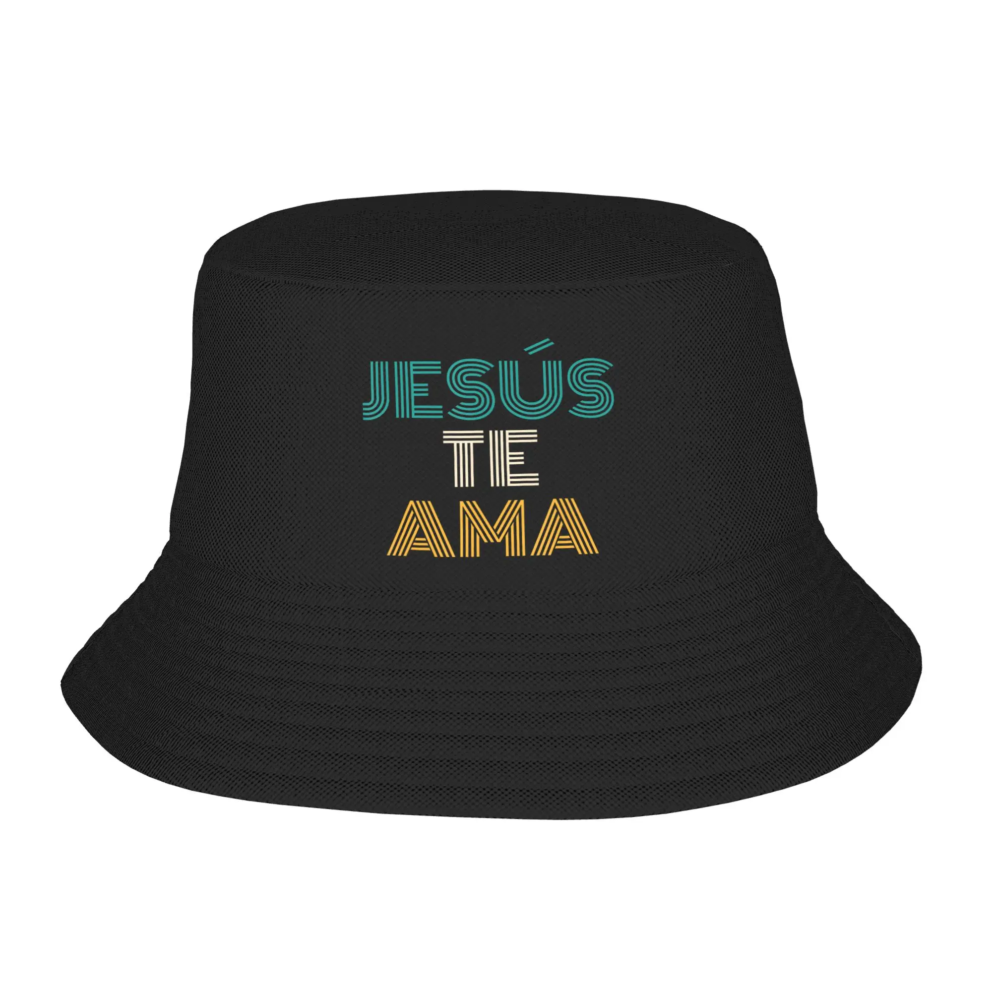 Streetwear Jesus Esperanza Devida Spanish Bucket Hat pour femme, léger, style bob, pour les escapades et les vacances