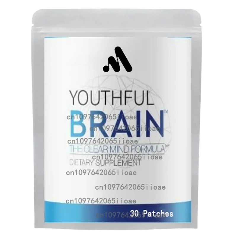 

Youthful Brain Nootropic Vitamin Brain Matrix Transdermal Patches- Memory, Focus & Aging Support 30 Patches