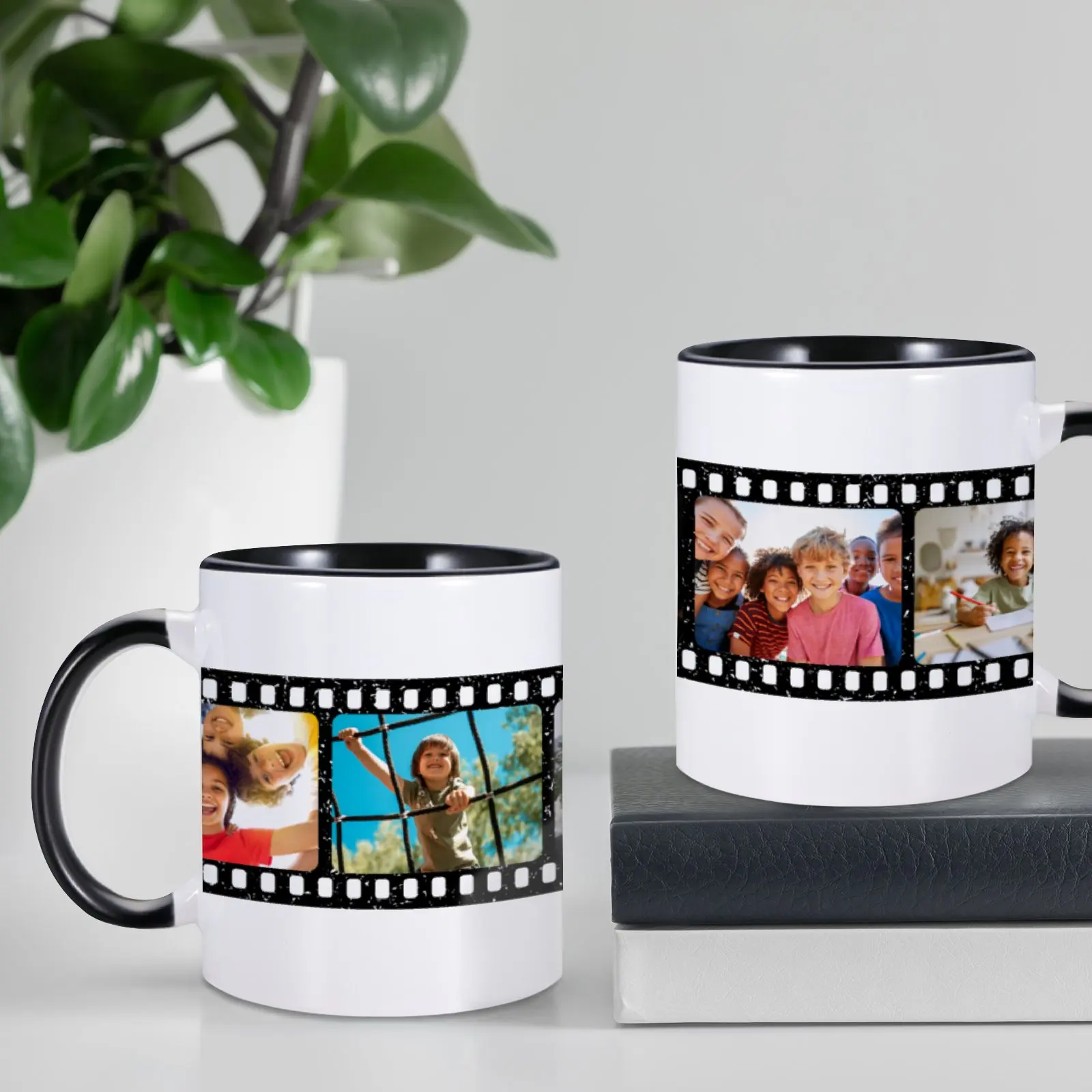 Custom Mugs Gifts for Family Personalized Photo Milk Mugs Coffee Cup Customizable Picture Text LOGO Mug Gift Customize Drinkware