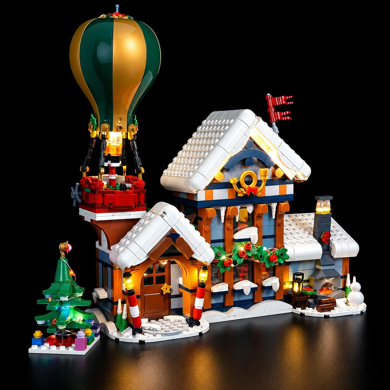 Hprosper LED Light For Lego 10339 Santa's Post Office Decorative Lamp With Battery Box (Not Building Blocks)