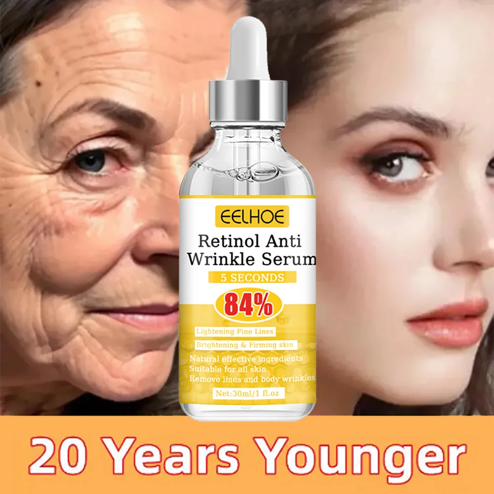 Retinol Instant Rimpel Remover Gezicht Serum Lifting Verstevigende Anti Aging Vervagen Fijne Lijntjes Whitening Hydraterende Huidverzorging Cosmetica