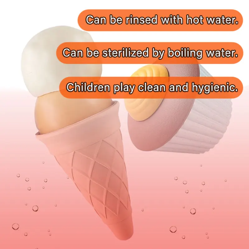 Jouets de plage de sable pour enfants, simulation de gâteau à la crème glacée, bulldozer modèle E27, paille de blé, jeu de bord de mer d'été, jeu d'eau de sable