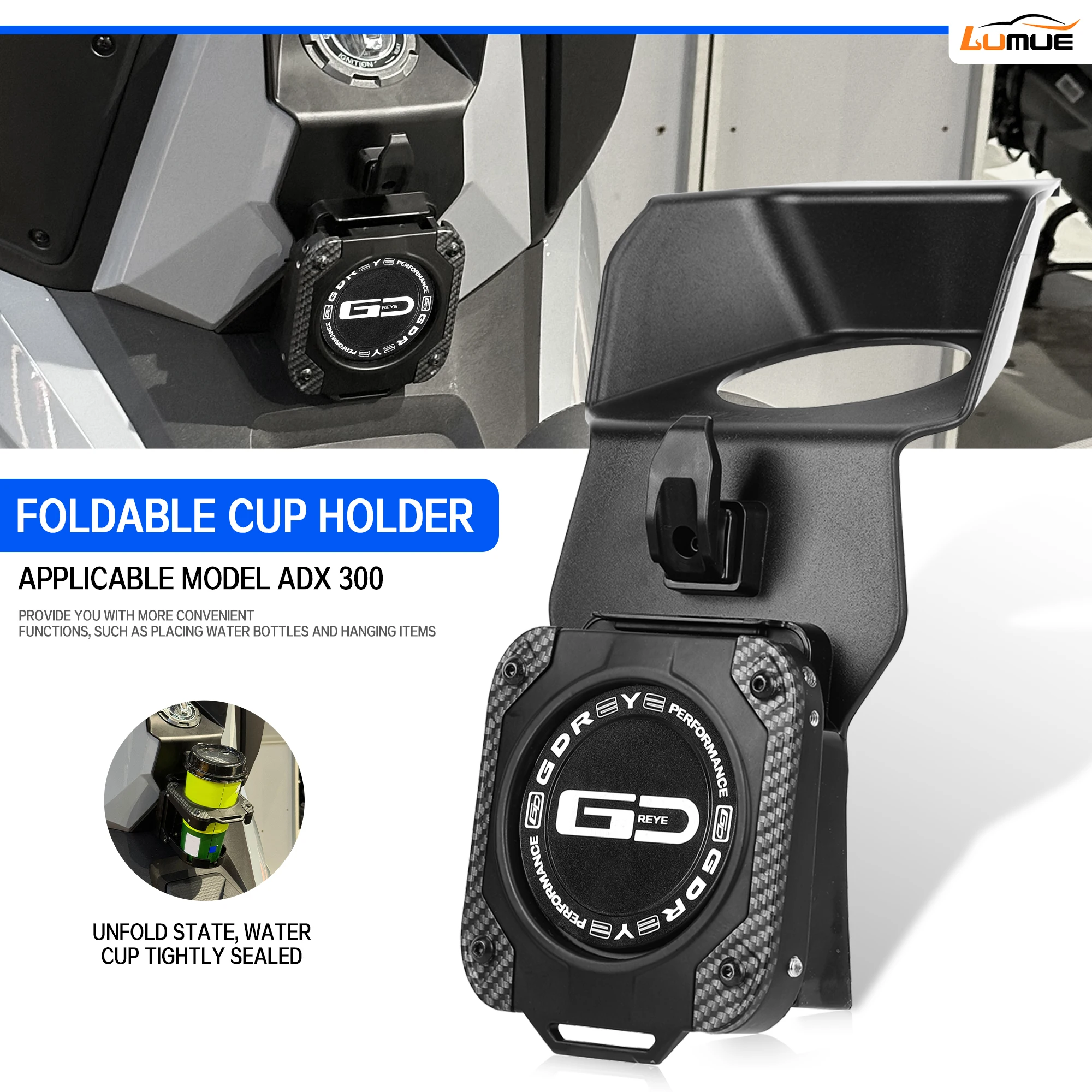 

Motorcycle Special bracket with stand for water cup Beverage Water Drink Cup Holder For SYM ADX 300 300ADX ADX300 2024-2026