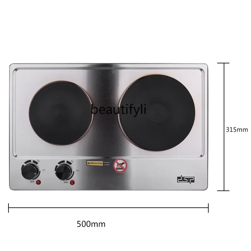 heating stove Embedded high-power stir-frying electric heating stove Double stove Desktop binocular commercial smt61