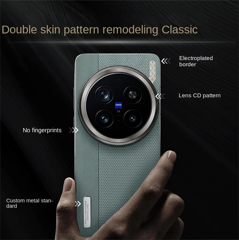 Luxo couro do plutônio estilo câmera caso de telefone para vivo x200 ultra x200s escudo à prova de choque capa para vivo x200 pro x200 pro mini x200