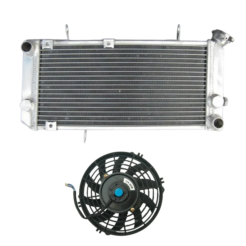 3row Aluminum radiator + Fan For Suzuki TL1000S TL 1000S 1997-2001 1998 1999 2000 97 98 99 00 01