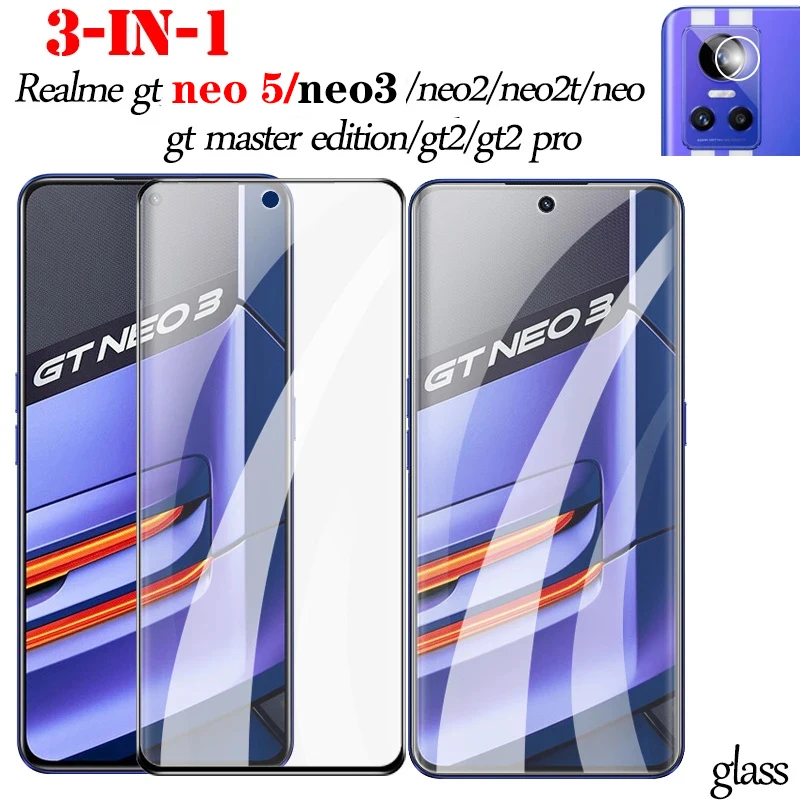 

gt neo 3 neo5 vetro temperato / protective tempered glass for reamle gt neo 3 neo3 neo 5 screen protector for realme gt neo2 neo 2 2t neo2t gt master edition gt2 gt 2 pro 5g camera protection / lens film