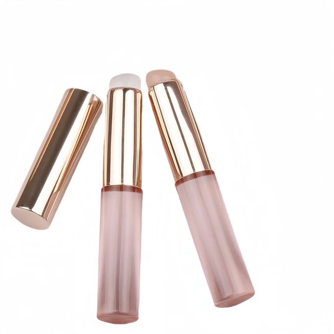 Repeated Nail Enhancement Halo Dye Silicone Pen Professionals Makeup Powder Wiping Stick Rod for Lipstick Gradual Change Blusher