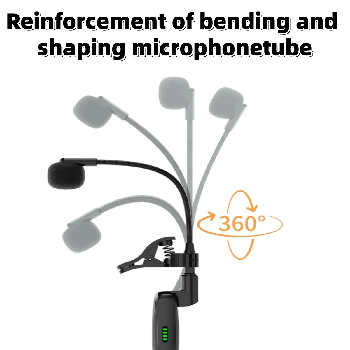 Miwayer WS-MIC2 Plug and Play 2.4G Wireless Mic, System Auto Pairing Low Latency for Sax Flute Clarinet and Acoustic Instruments view 3