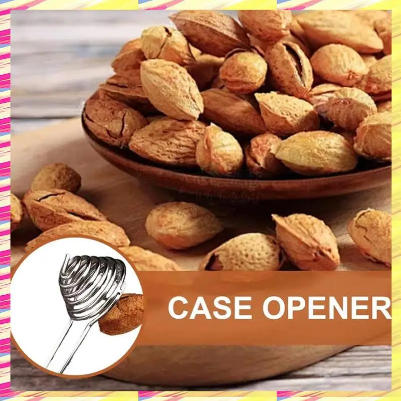 

ABJJ Almond Cracker Tool Stainless Steel Walnut Shell Separator Walnut Case Breaker Multi-Use Almondcase Buster For Most Nuts