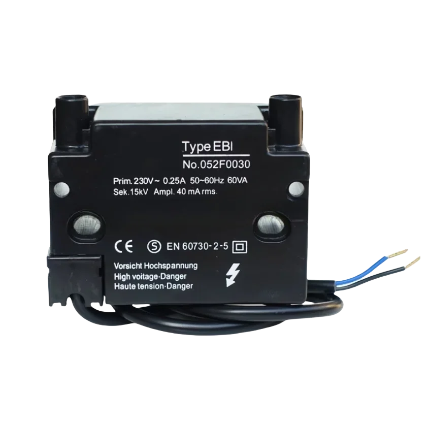 Ignition Transformer ,1 Pole for Gas ，2 Pole for Oil Burner ,Type EBI NO.052F0030 052F0040
