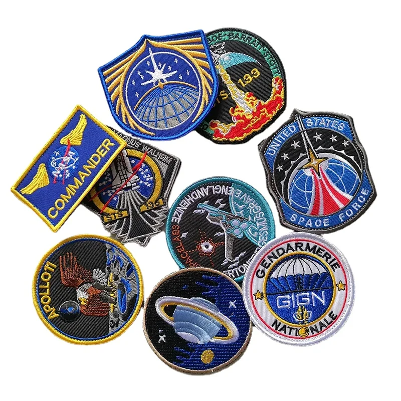 astronaut Embroidery Patch high quality aerospace Lovers Logo Armband Badge Applique For Jacket Jeans bag Hat Backpack Clothes