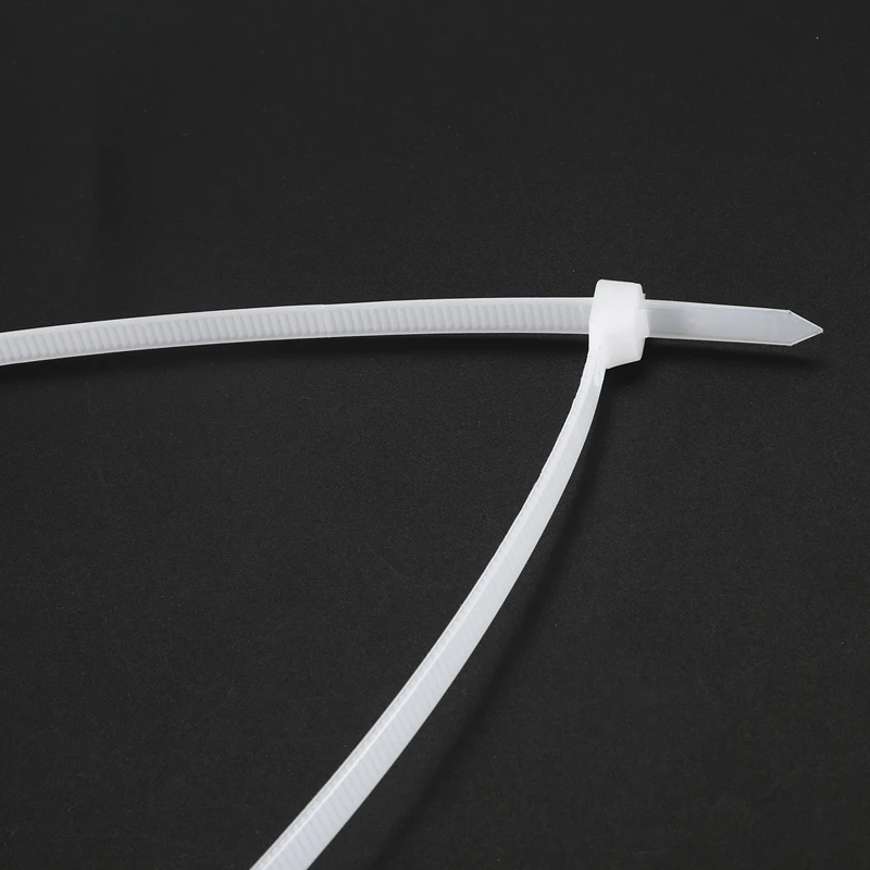 10X Extra Long 76Cm Cable Ties White Zip Wraps