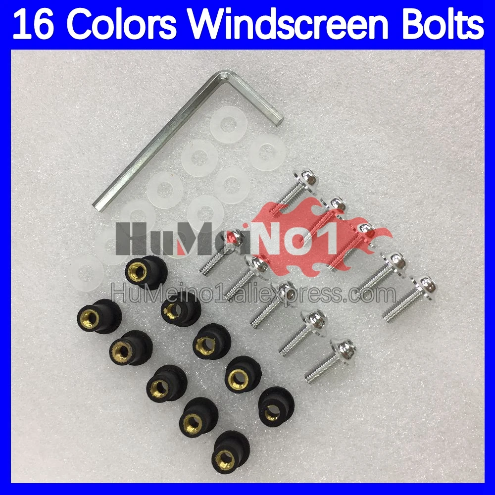 31pcs Motorcycle Windscreen Bolts For SUZUKI GSXR 600 750 CC K11 GSXR600 GSXR750 2017 2018 2019 20 21 22 Windshield Screws Nuts