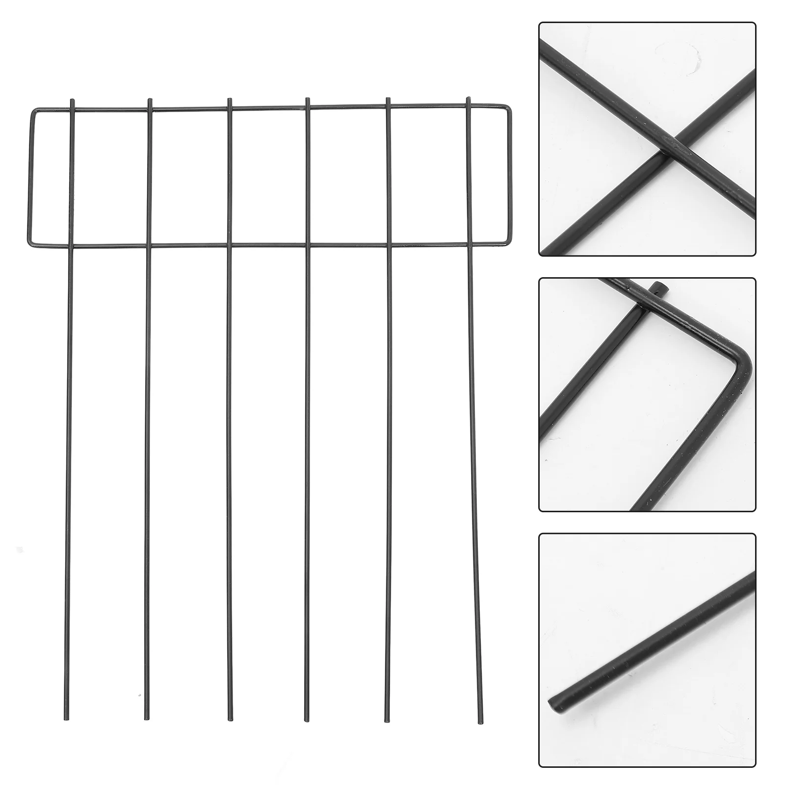 

5 Pcs Animal Proof Fence Gardening Yard Edging Border Decor Courtyard Wrought Iron Net Partition DIY Fencing