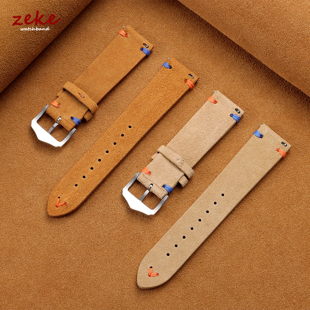 Vintage Suede Leather Watch St - огляд і ціна Suede Strap Watch