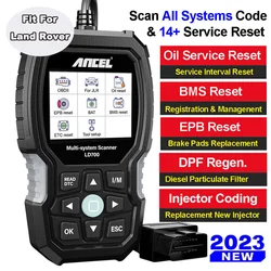 ANCEL LD700 For Jaguar For Land Rover Car All System OBD2 Scanner Code Reader Reset EPB Oil Reset Check Engine Diagnostic Tool