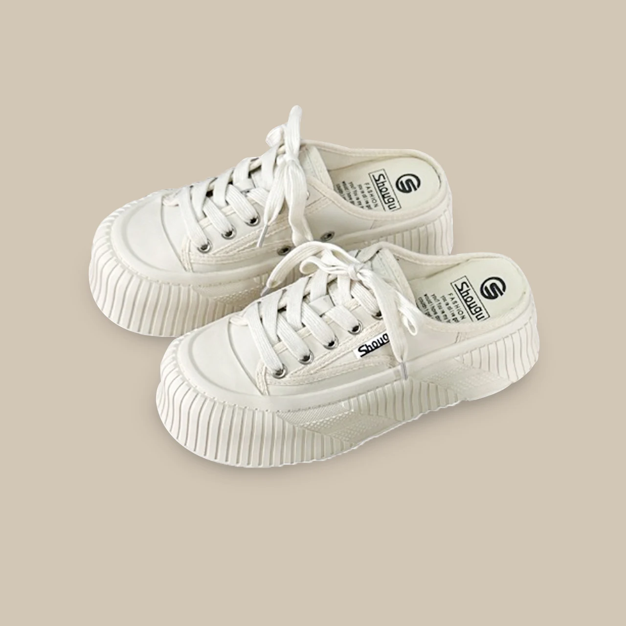 

Women Canvas Mules Clipper Fashion Sneakers Comfortable Non Slip Loafers Casual Backless Shoes