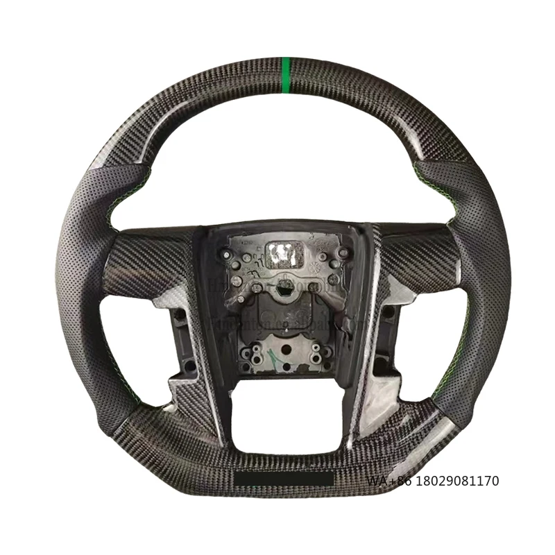

Hot Sale Wholesale Carbon Fiber Perforated Leather Steering Wheel for Ford Raptor F150 Car Steering Wheel