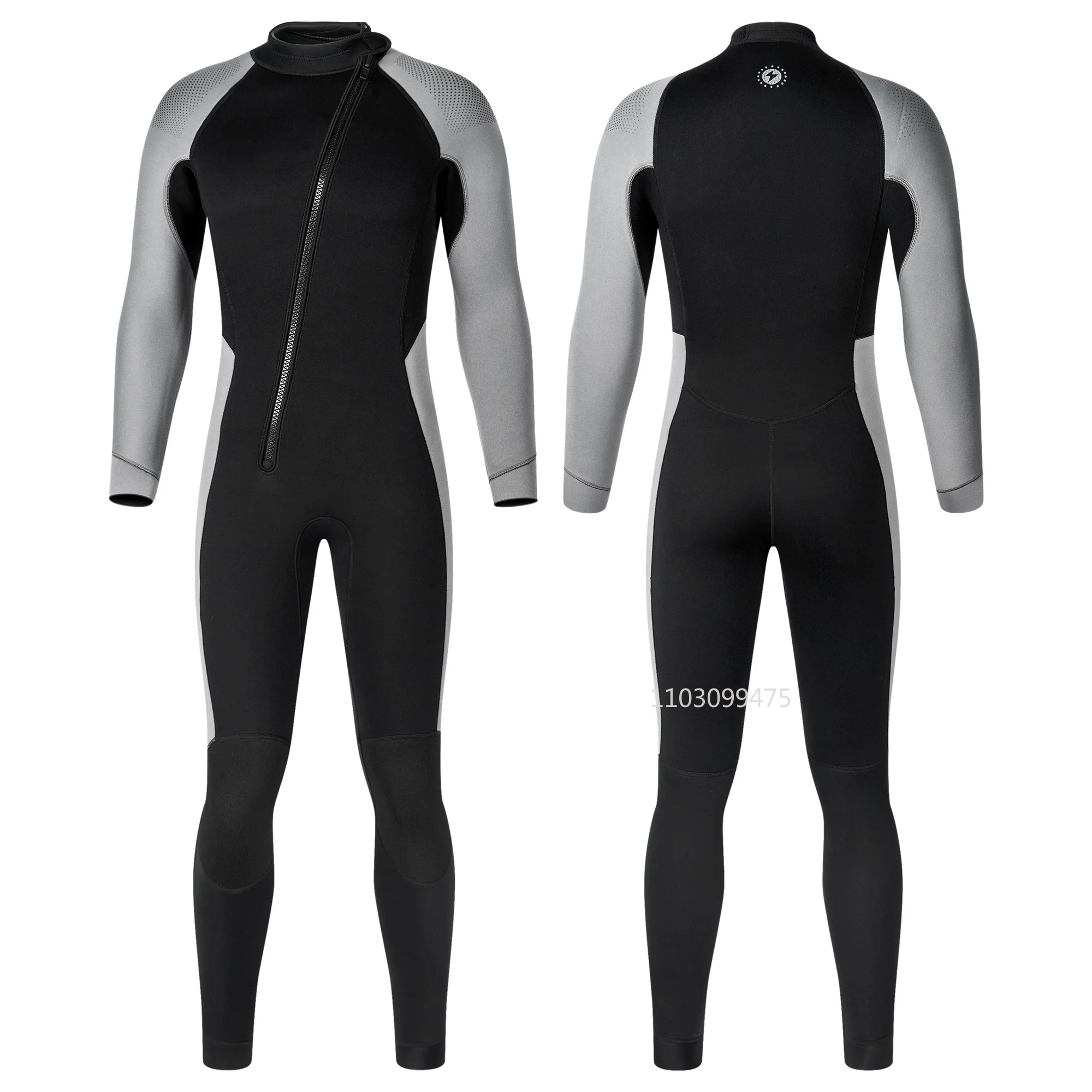 

3mm Neopreno Wetsuit for Men Women Diving Suit Front Zipper Long Sleeve Swimsuits Snorkeling Scuba Diving Wet Suit Surf Suits