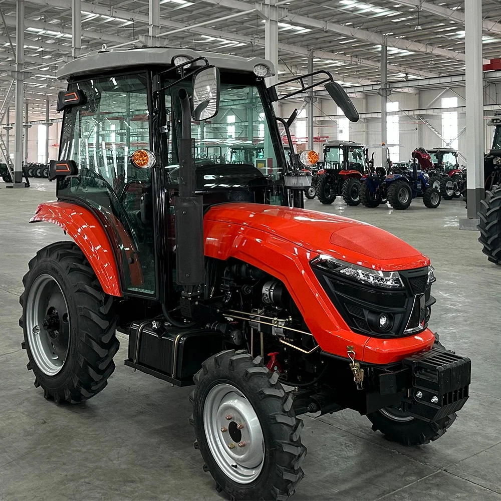 Mini Tractor  50  hp 4 Wheel Drive 4wd Farming Agriculture Compact diesel Farm Tractores Agricolas Tractor