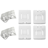 6X Seat Fastener Rail Runner Clip Bracket Sliders Guide For Audi Seat VW Golf Jetta MK1 MK2 MK3 435881203A 171881213B 191881213