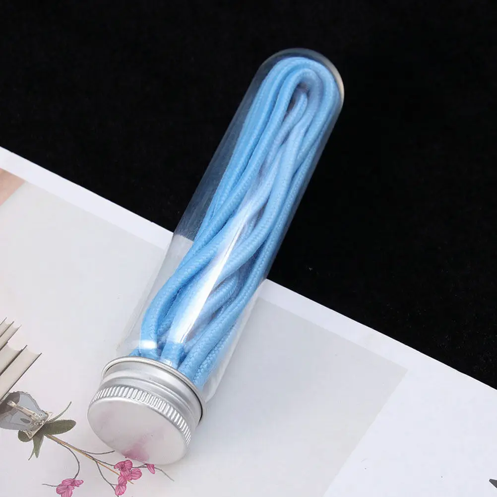 

Набор из 10 прозрачных тубусов для хранения шнурков с крышкой, эластичный контейнер для шнурков, водонепроницаемый, пылезащитный органайзер для путешествий и ухода за спортивной обувью