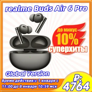 Globale Version Realme Buds Air 6 Pro TWS Headset 50 dB aktive Geräuschunterdrückung TWS LDAC IP55 Headset 40 Stunden Akkulaufzeit 10 Hauptverkauf Airpoda Pro - №9
