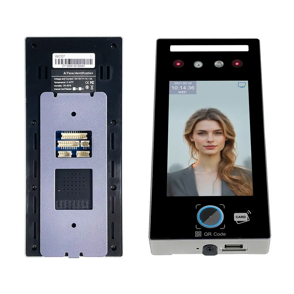 2026new Face Recognition Access Control System QR Code Scanner Free SDK Software Web Cloud TCP IP