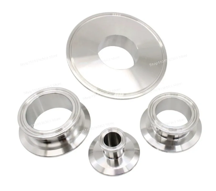 304 Stainless Steel Quick-loading Short Pipe Size Head Variable Diameter Clamp Joint Reduced Diameter Direct Short Pipe