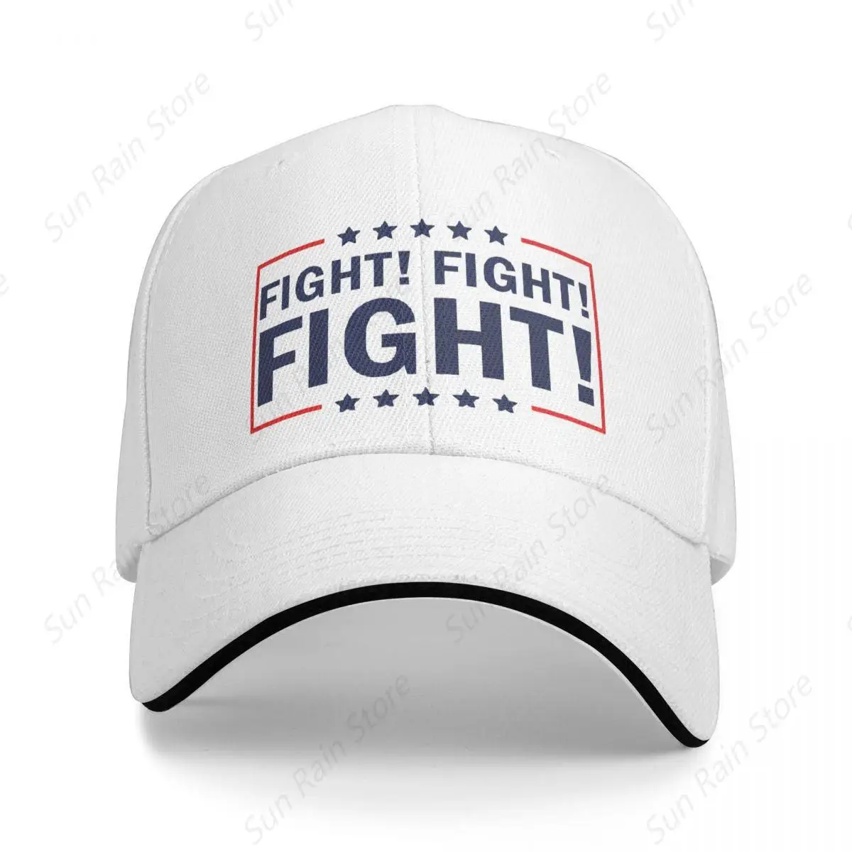 Casual 2024 Donald Trump Fight Fight Fight Golf Hat Unisex Snapback Hat President Trump Shot Formal Wear Travel Sun Hats