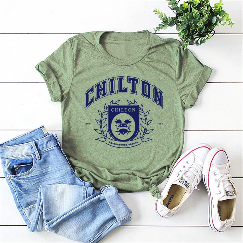 Gilmore Girls T-shirt Chilton School Chilton Est 1803 Shirt G Girls Rory Chilton Alumni Tees Short Sleeve Tv Shirts Fans Merch