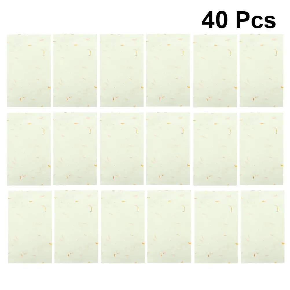 40 Sheets Xuan Paper Rice Paper for Chinese Calligraphy Japanese Sumi Writing Watercolor Painting Practice